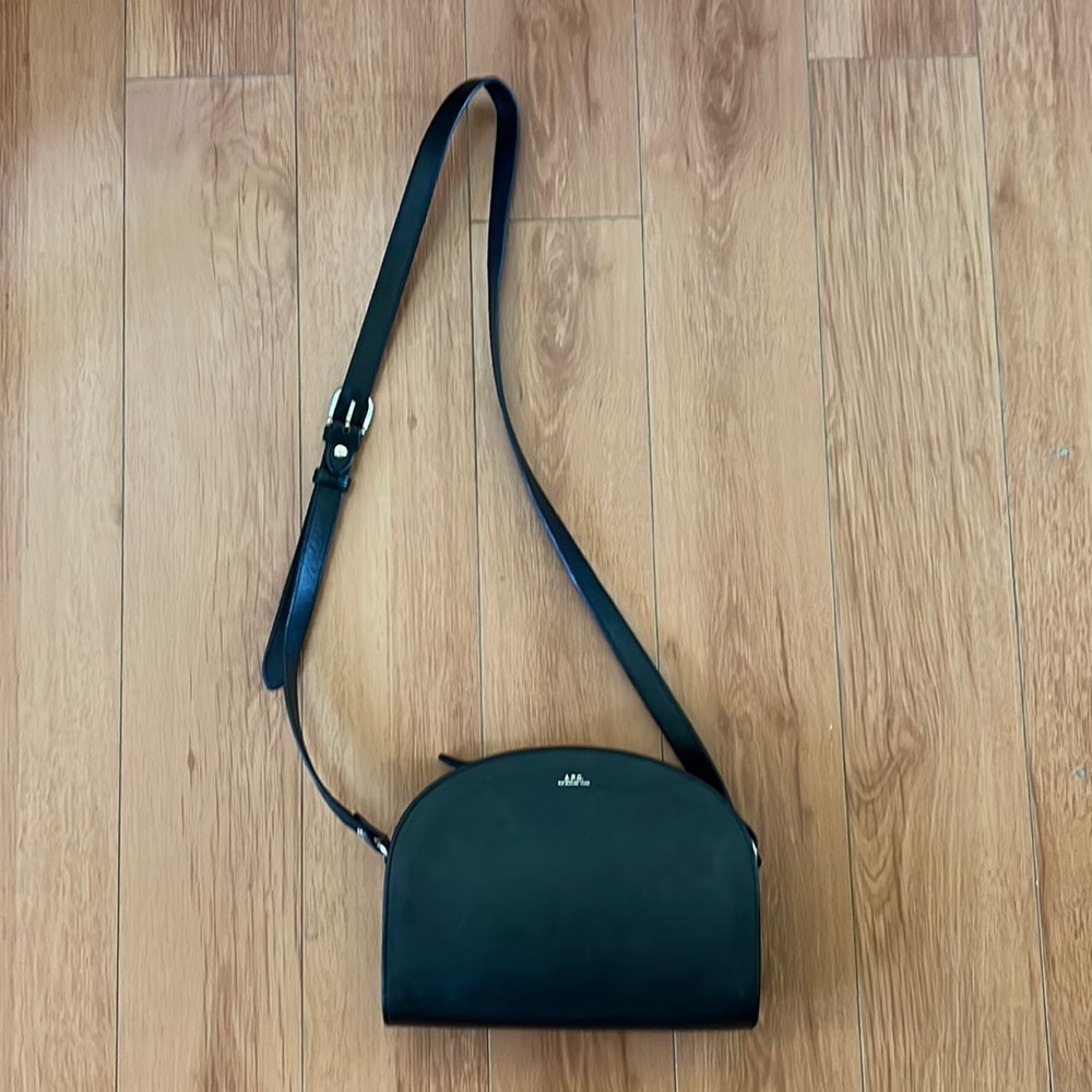Used APC Half moon crossbody bag